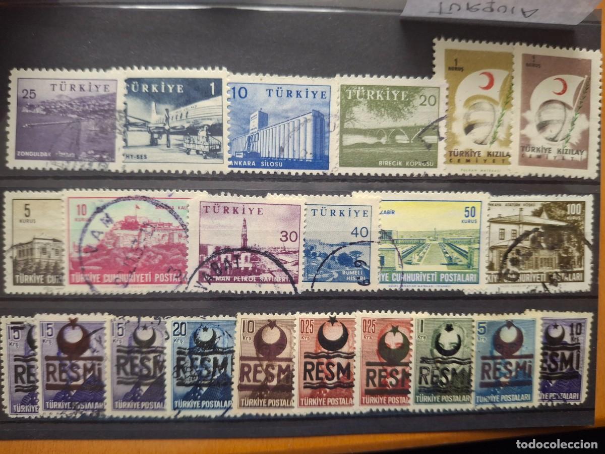 Sellos: HB1229 SELLOS TURQUIA ideal para tematicas (LEER DESCRIPCION)