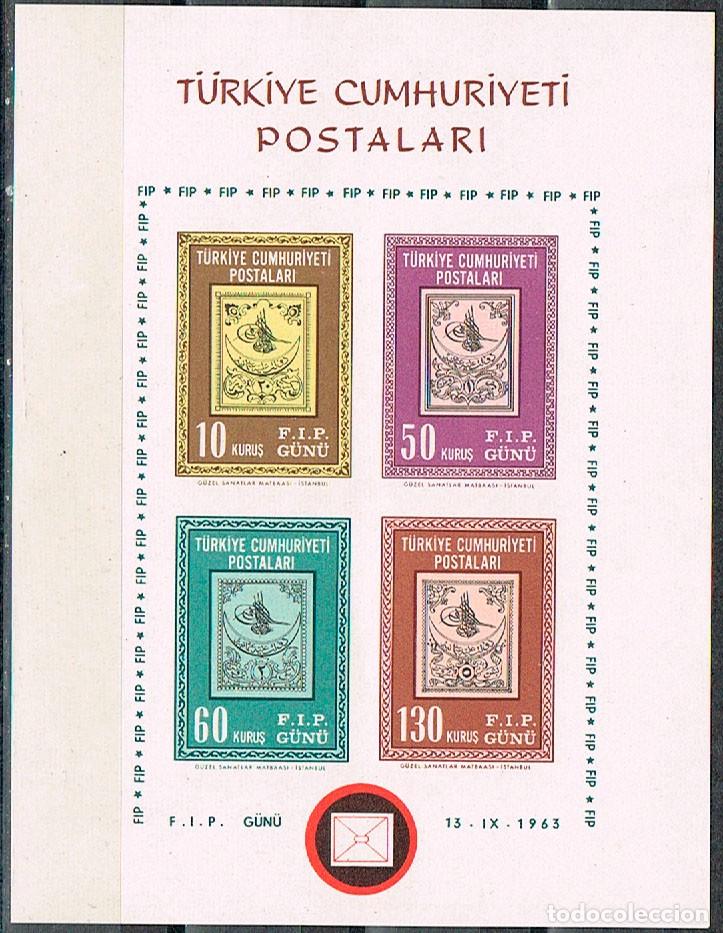 Stamps: TURQUIA, IVERT 1920. CENTENARIO DEL SELLO TURCO, HOJA BLOQUE NUEVA **