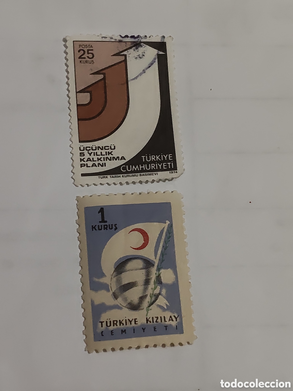 Sellos: 2 sellos antiguos de Turquia