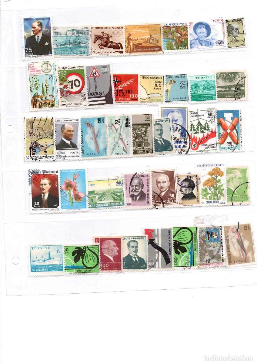 Sellos: Turquia 40 val, usados