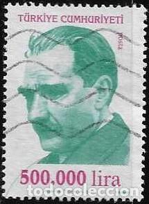 Francobolli: Turqu&iacute;a 1999. Kemal Ataturk. Usado