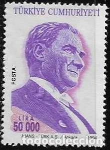 Sellos: Turqu&iacute;a 1994. Kemal Ataturk