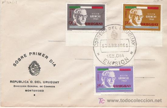 Sellos: BONITO SOBRE DE URUGUAY - Foto 1