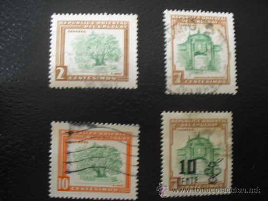 Sellos: 4 sellos de Uruguay - Foto 1