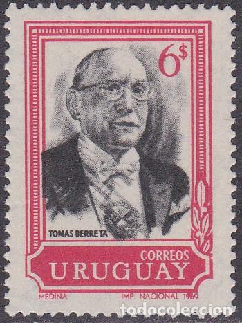 Sellos: 1969 - URUGUAY - TOMAS BERRETA - YVERT 784 - Foto 1