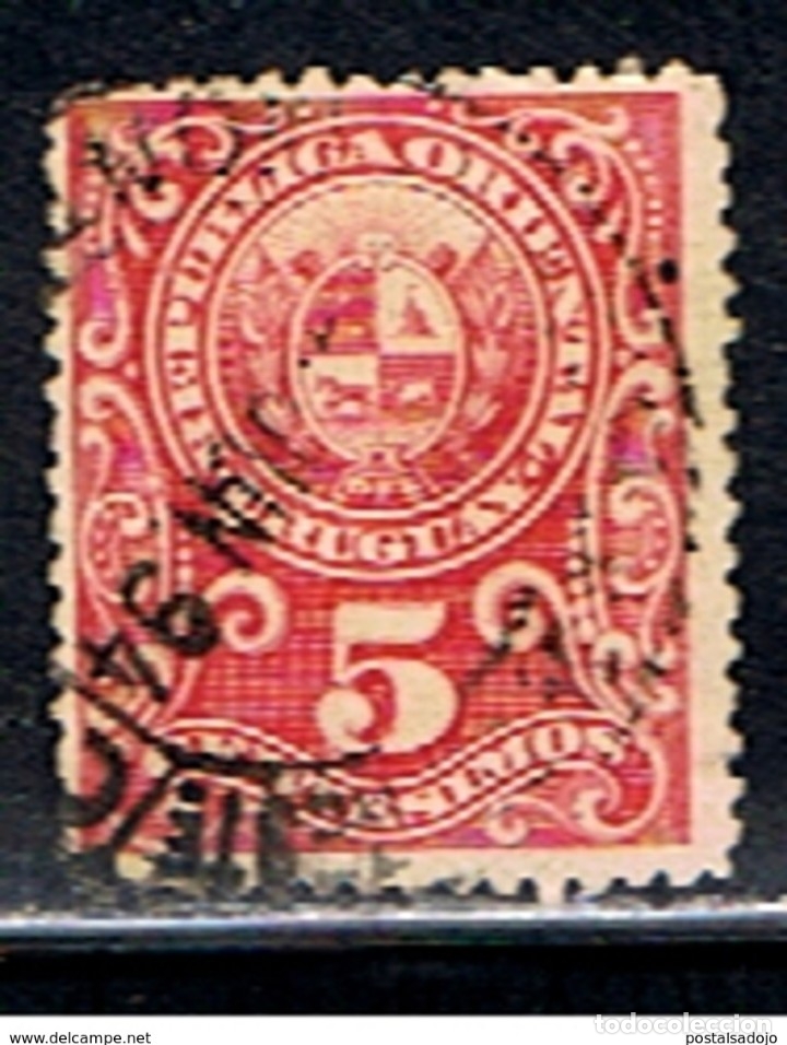 Sellos: URUGUAY // YVERT 94 // 1892 ... USADO - Foto 1