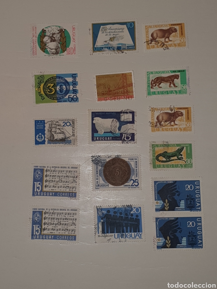 Sellos: Lote de 16 sellos variados - Foto 1
