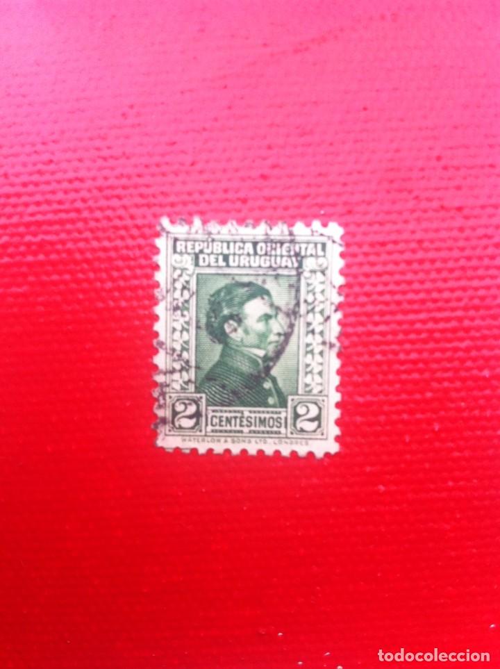 Sellos: SELLO USADO. URUGUAY. 2 CENT&Eacute;SIMOS. - Foto 1