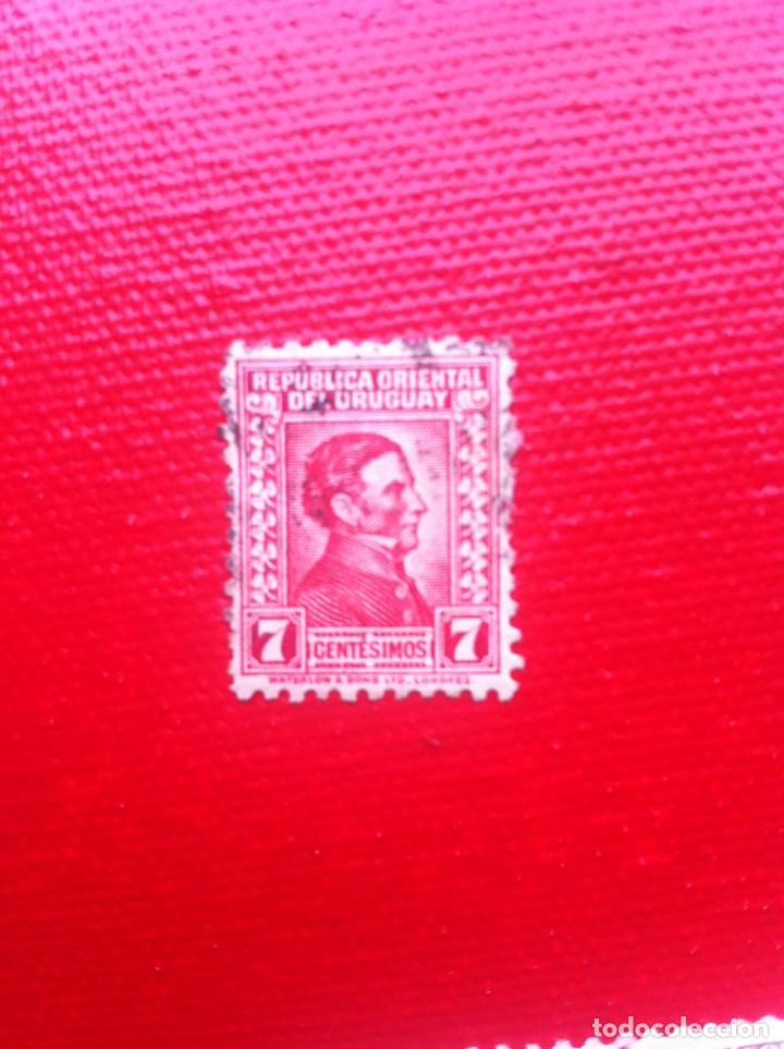 Sellos: SELLO USADO. URUGUAY. 7 CENT&Eacute;SIMOS - Foto 1