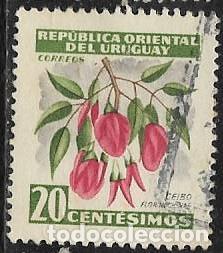 Sellos: URUGUAY YVERT 633, FLORA - Foto 1
