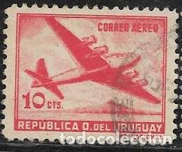 Sellos: URUGUAY A&Eacute;REO YVERT 157 - Foto 1
