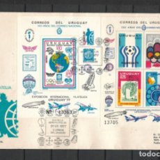 Sellos: URUGUAY 1977 SOBRE PRIMER DIA EXPOSICION FILATELICA - 197. Lote 287115053
