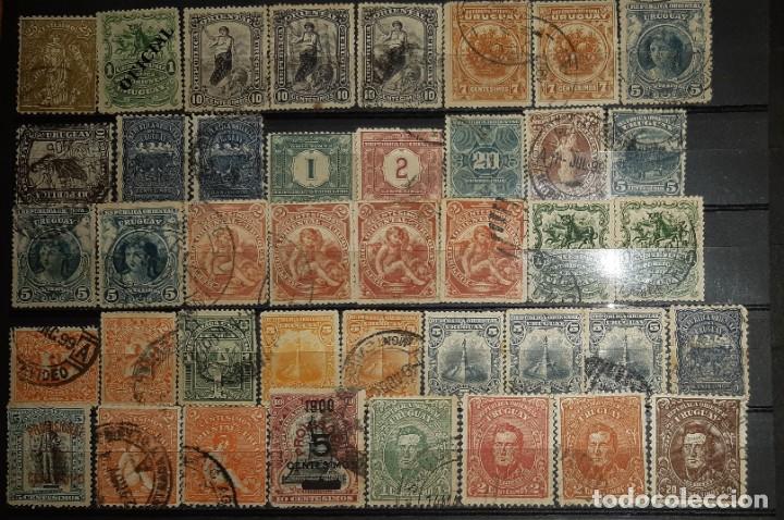 Sellos: LOTE DE SELLOS URUGUAY 1900. - Foto 1