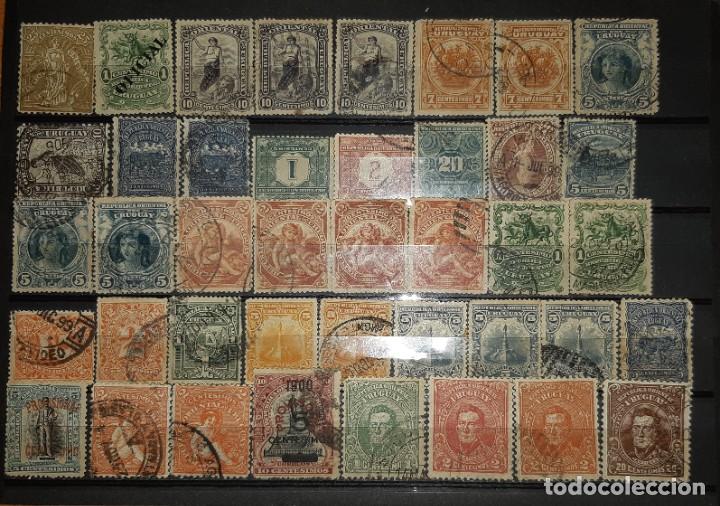 Sellos: LOTE DE SELLOS URUGUAY 1900. - Foto 2