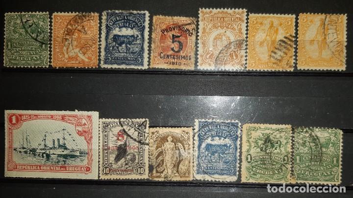Sellos: LOTE DE SELLOS URUGUAY 1900. - Foto 5