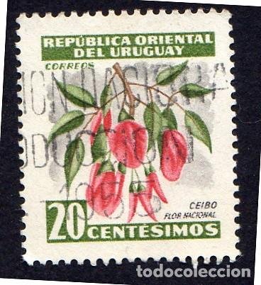 américa. uruguay. ceibo. flor nacional. año 195 - Buy Antique stamps of  Uruguay at todocoleccion - 326401728