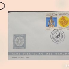 Sellos: O) 1988 URUGUAY, NATIONAL MUSEUM OF NATURAL HISTORY, QUATERNARY MAMMAL, TOXODON PLATENSIS, YERBA DE. Lote 340216558