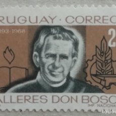 Sellos: 1968. URUGUAY. 769. 75 ANIVERSARIO DE LA ESCUELA DE ARTES Y OFICIOS DON BOSCO. SERIE COMPLETA. USADO. Lote 343736323