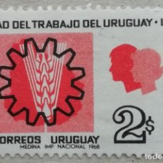 Sellos: 1969. URUGUAY. 774. 25 ANIVERSARIO DE LA UNIVERSIDAD DEL TRABAJO. SERIE COMPLETA. USADO.. Lote 344353178