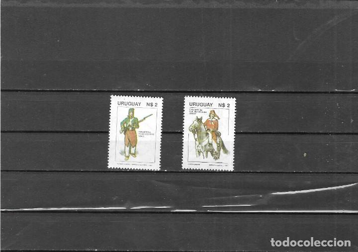 Sellos: URUGUAY N&ordm; 1080 AL 1081 (**) - Foto 1