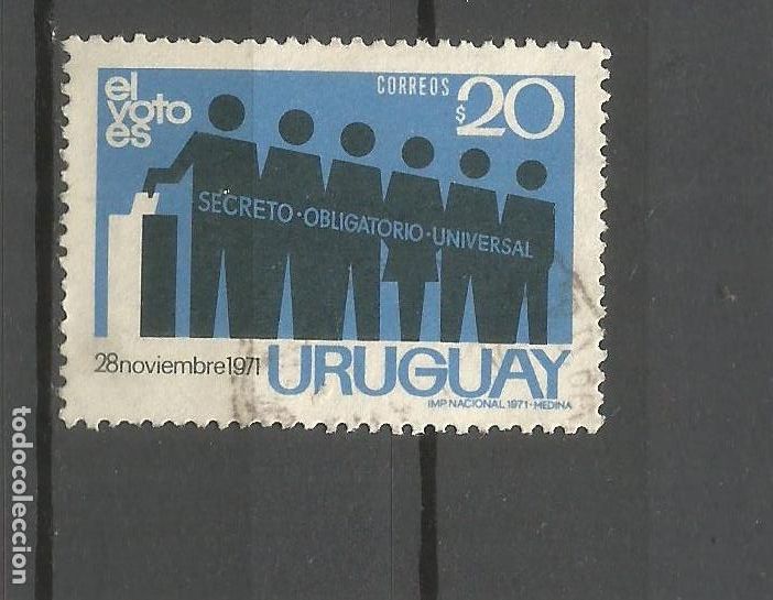 Sellos: URUGUAY YVERT NUM. 821 USADO - Foto 1