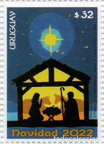Sellos: 1796 URUGUAY 2022-Navidad - Foto 1