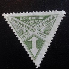 Sellos: URUGUAY 1929 PARCEL POST STAMP 1 PESO. UNUSED.. Lote 389880619