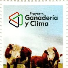 Sellos: 1804 URUGUAY 2023 PROYECTO GANADERÍA Y CLIMA-TT:FAUNA,VACAS