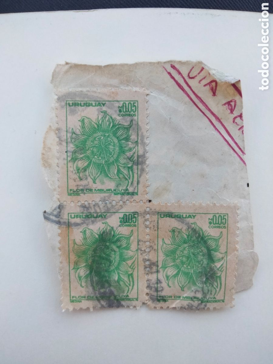 Sellos: Lote 3 sellos Uruguay - Foto 1