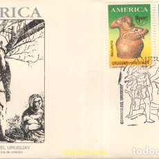 Sellos: 704690 MNH URUGUAY 1989 AMERICA-UPAEP 1989 - PUEBLOS PRECOLOMBIANOS, USOS Y COSTUMBRES
