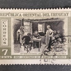 Sellos: URUGUAY 1952 - GENERAL JOSÉ ARTIGAS - T