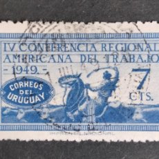 Sellos: URUGUAY 1949 - CONFERENCIA REGIONAL - T