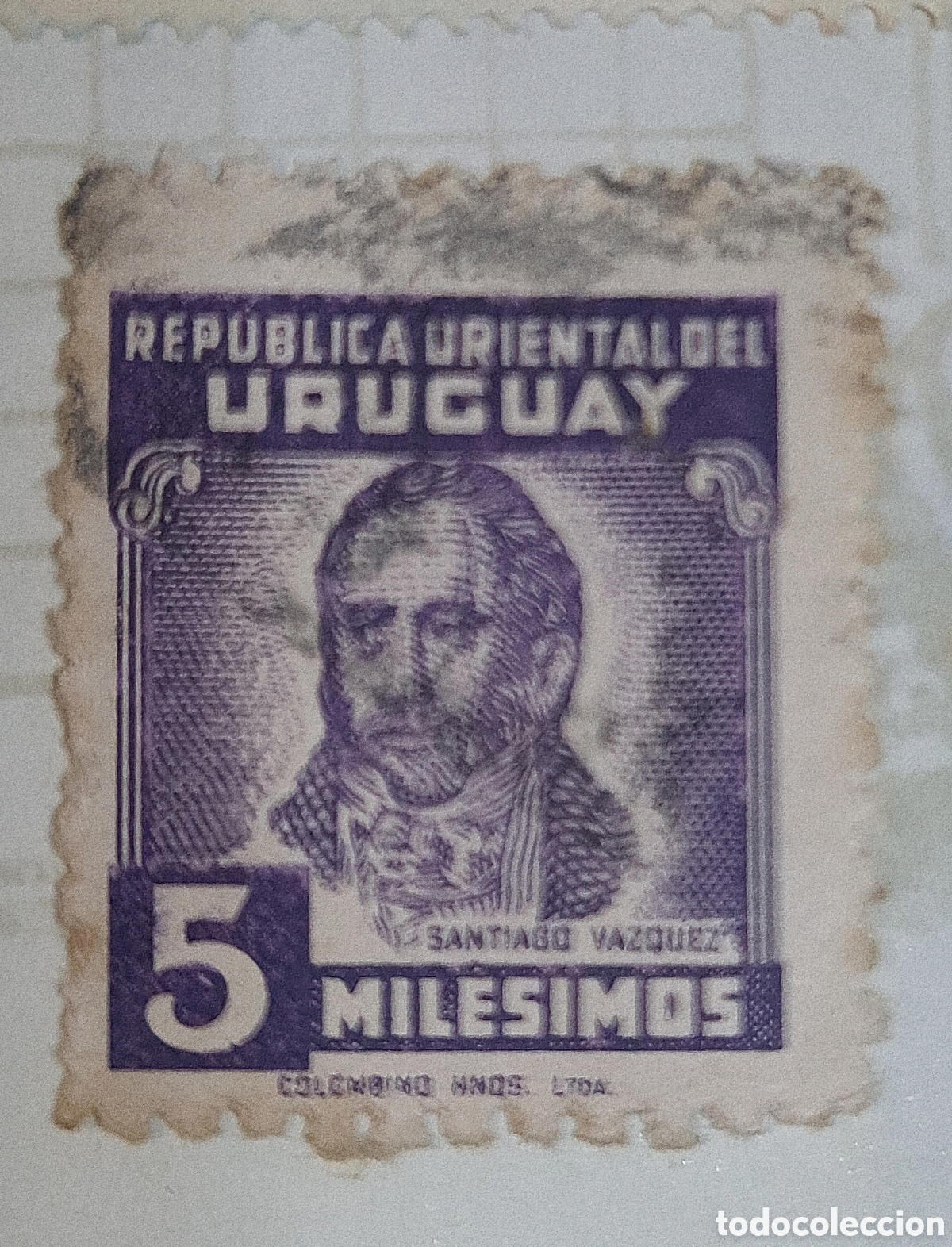 Sellos: Sello Uruguay 1945 - Foto 1