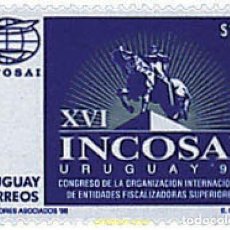 Sellos: 52240 MNH URUGUAY 1998 XVI CONGRESO DE LA ORGANIZACION INTERNACIONAL DE ENTIDADES FISCALIZADORAS SU