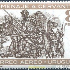 Francobolli: 246418 MNH URUGUAY 1967 HOMENAJE A MIGUEL CERVANTES SAAVEDRA