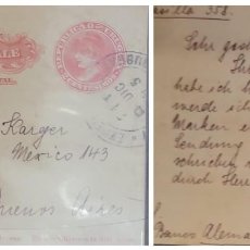 Sellos: O) 1915 URUGUAY, LIBERTY HEAD 2C RED, POSTAL STATIONERY CIRCULATED TO KANSAS, MONTEVIDEO COSTITUTIO