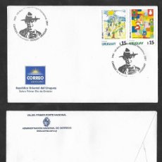 Sellos: SE)2007 URUGUAY, 100TH YEARS OF THE INTERNATIONAL SCOUT MOVEMENT, CHILDREN'S PAINTINGS, FDC