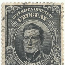 Sellos: ❤️ SELLO DE URUGUAY: ARTIGAS (1764-1850), 1910, 8 CENTÉSIMO URUGUAYO ❤️