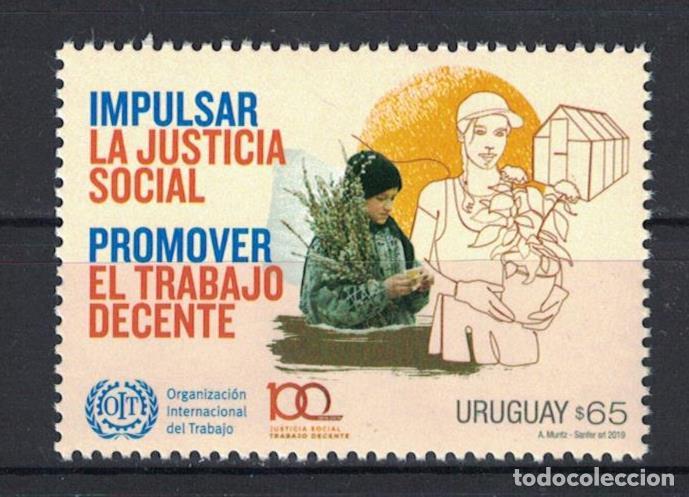 Sellos: Uruguay 2019 Centenario de la OIT Colecciones MNH - Foto 1