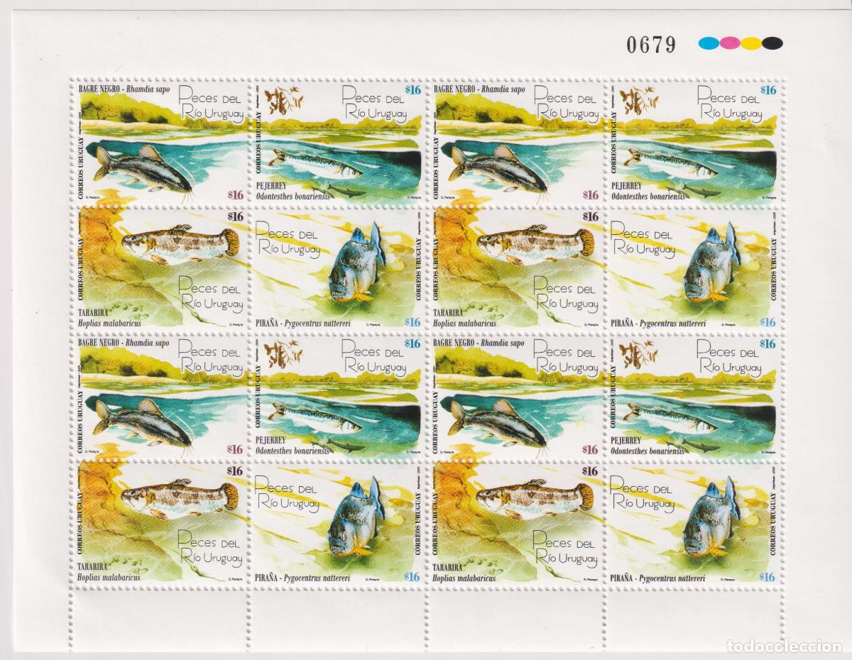 Sellos: Uruguay 2005 Pez MNH - Foto 1