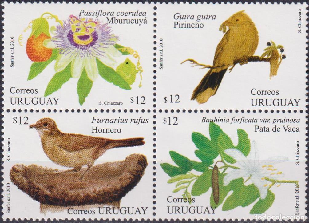 Sellos: Uruguay 2010 Flora MNH - Foto 1