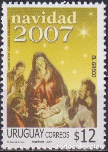 Sellos: Uruguay 2007 Navidad Navidad MNH - Foto 1