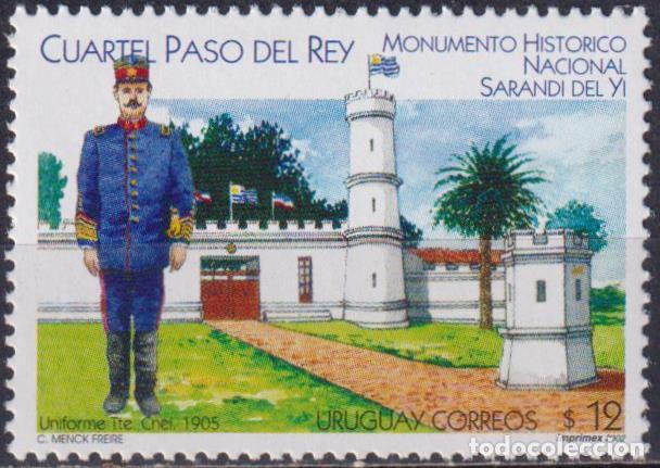 Sellos: Uruguay 2002 Arquitectura MNH - Foto 1