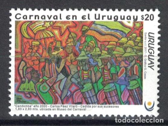 Sellos: Uruguay 2017 Carnaval 2017 Baile MNH - Foto 1