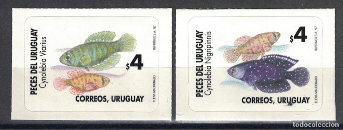 Sellos: Uruguay 1997 Pez Pez MNH - Foto 1