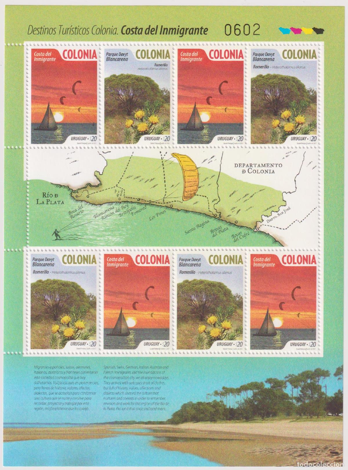 Sellos: Uruguay 2017 Tarjetas MNH - Foto 1