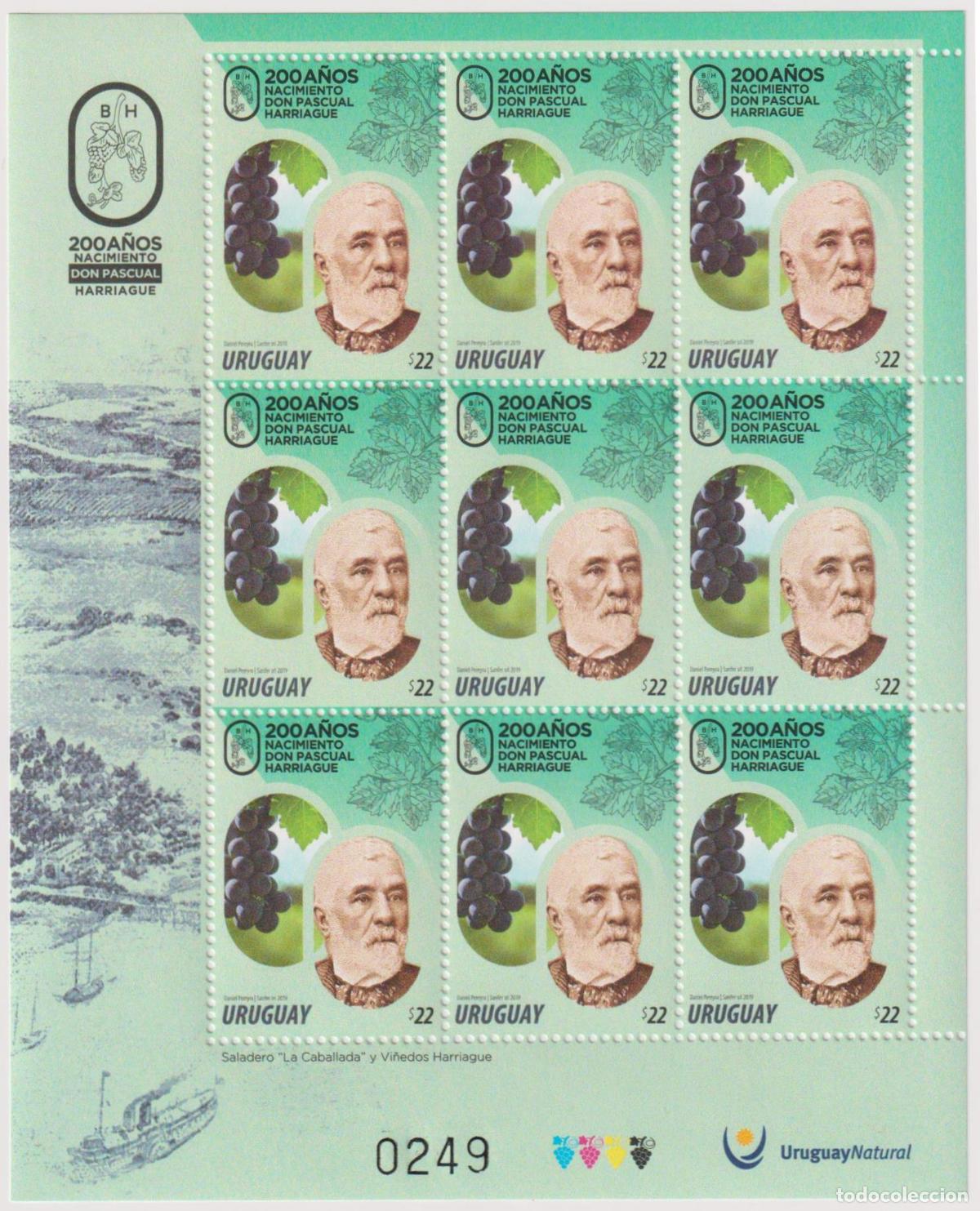 Sellos: Uruguay 2019 Cient&iacute;ficos MNH - Foto 1