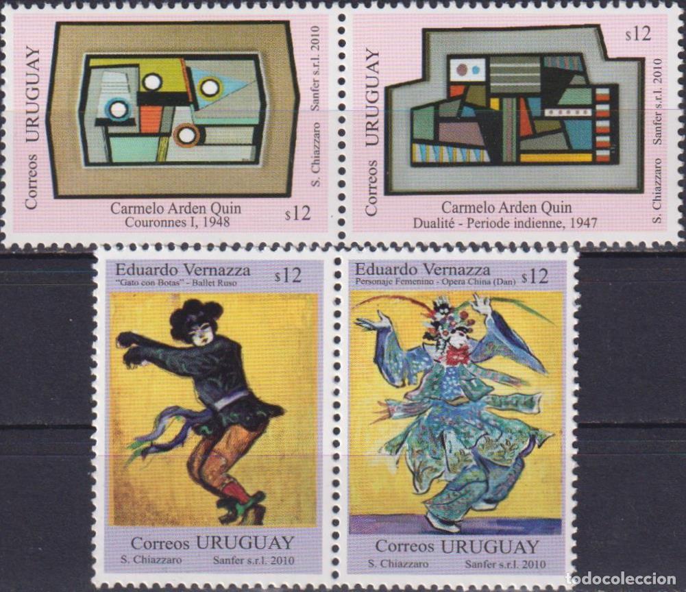 Sellos: Uruguay 2010 Arte MNH - Foto 1