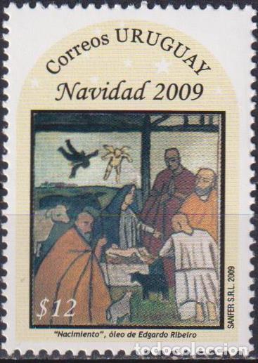 Sellos: Uruguay 2009 Navidad MNH - Foto 1