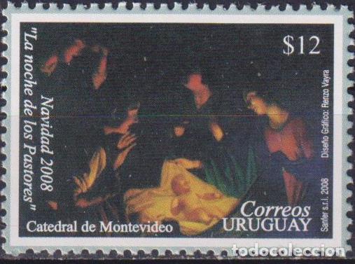Sellos: Uruguay 2008 Navidad MNH - Foto 1